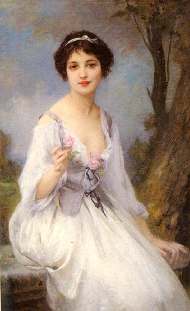Lady in white
